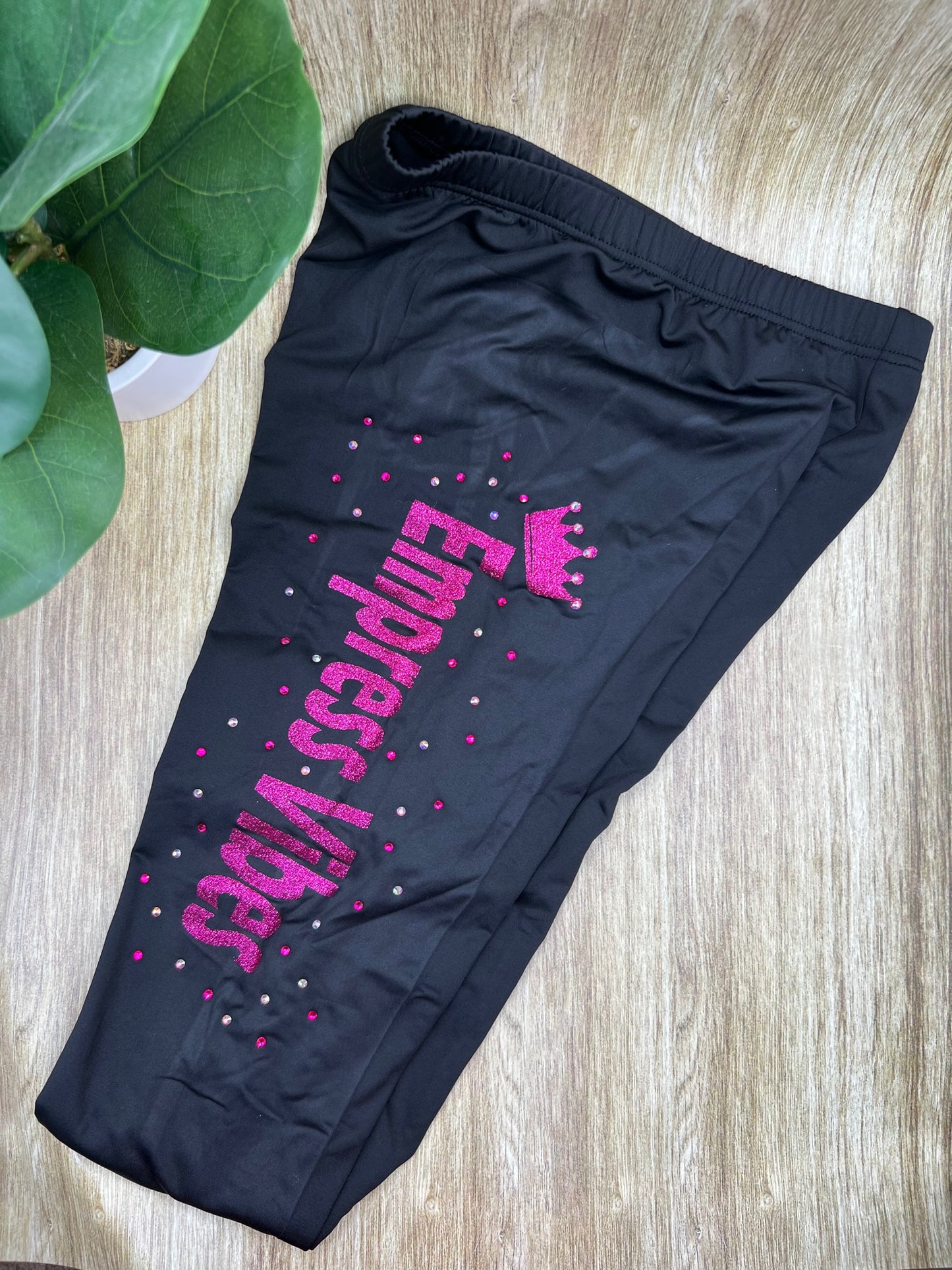 Empress Vibes Bling Jogger Bottom