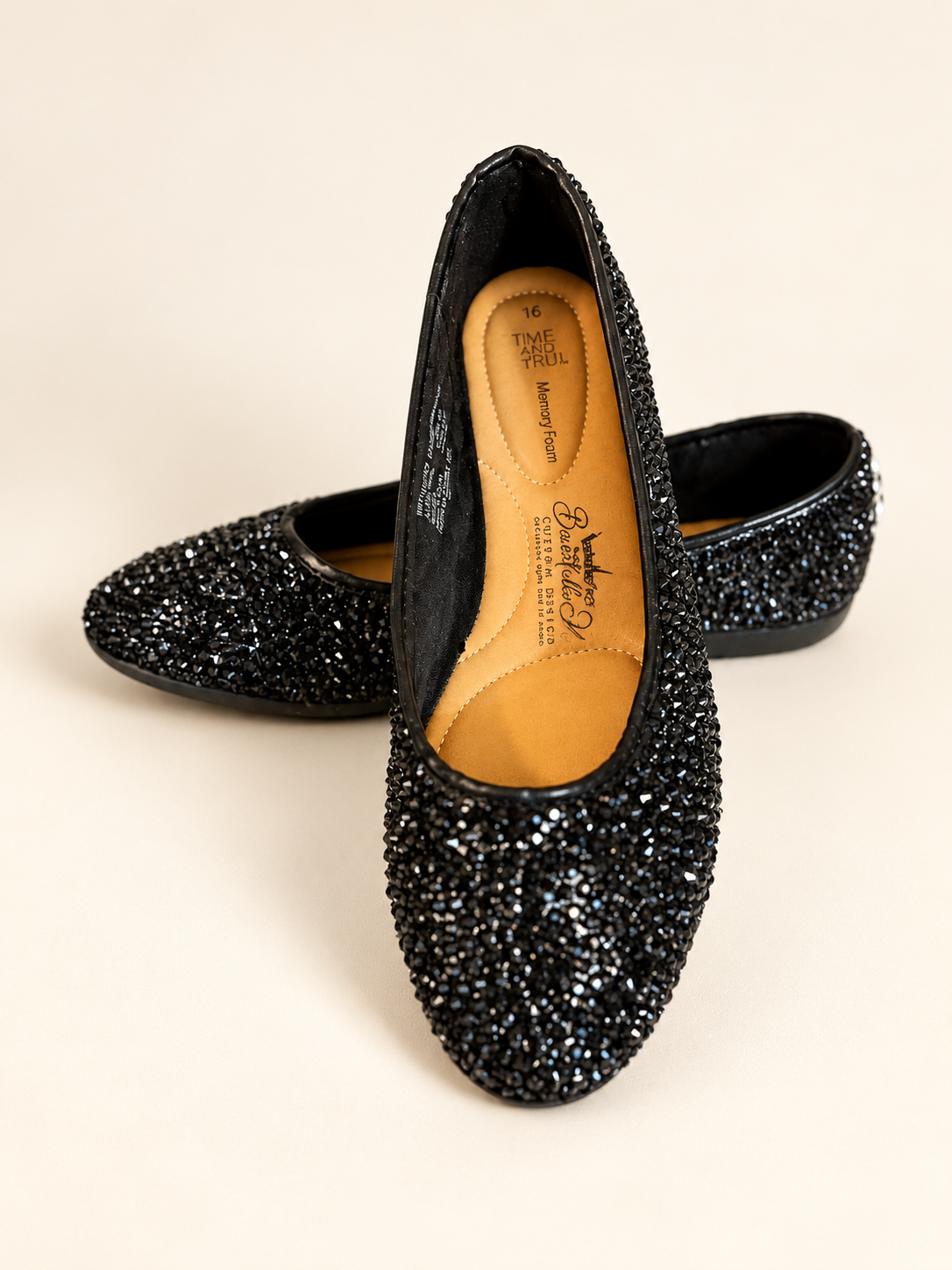 Rhinestone loafers
